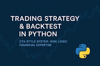 build or support your trading strategy or backtest system in python