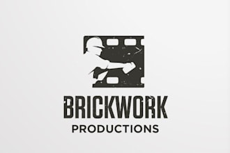 design premium logo for film, movie production
