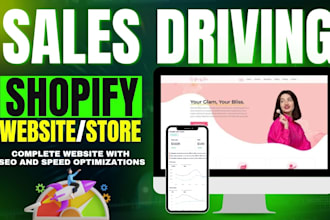 make shopify webstore for brand or redesign shopify webstore for more responsive