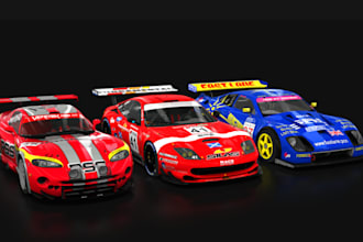 do a skin or livery for sim racing games assetto corsa, iracing,