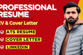 write a professional resume, CV, and linkedin profile that gets you hired