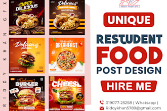 design food poster, flyer