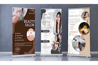design custom billboard, roll up banner, and signage for events or business
