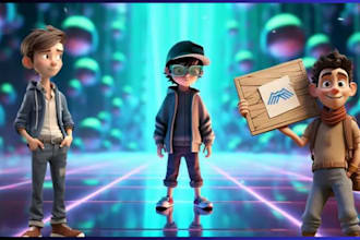 design 3d nft art, 1000 3d nft items, 3d game character nft collection 3d artist