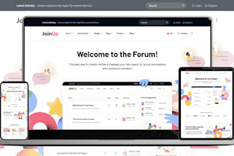 build membership subscription website, buddypress social community forum website