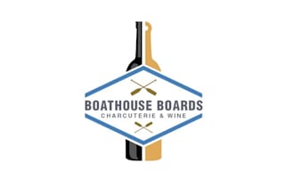 design charcuterie boards wine shop logo