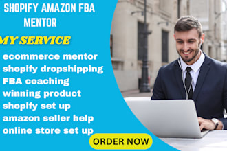 do shopify specialist dropshipping ecommerce mentor amazon fba expert