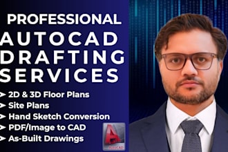 convert sketches into autocad floor plans
