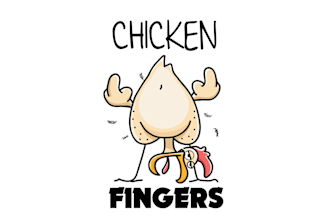 create a cute hand drawn cartoon logo for your brand