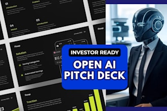 design investor ready openai pitch deck for ai startup powerpoint presentation