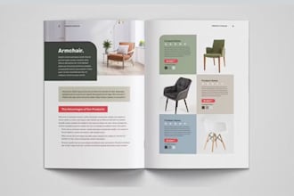 design product catalog, sell sheet lookbook catalogue magazine design brochure