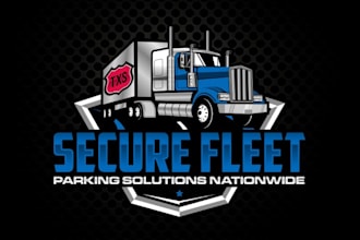 design trucking business, logistics,  and transport logo