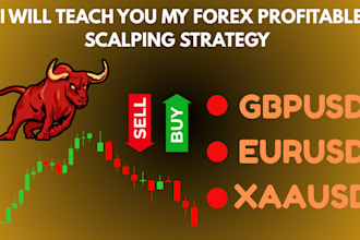 teach you my profitable forex scalping strategy on gold eurusd gbpusd