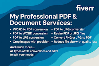 fast and accurate PDF file conversion to any format 100 percent error free