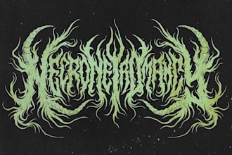 design high quality death metal, slam, and brutal logo for you
