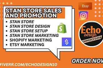 do stan store marketing, stan store sales, stan store promotion, sales funnel