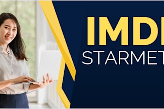 promote your imdb profile and improve starmeter rank and add credits for you