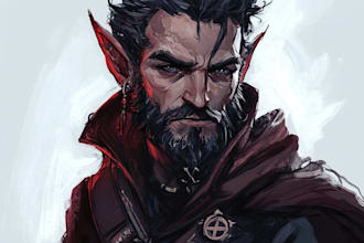 dnd character art and dnd character art