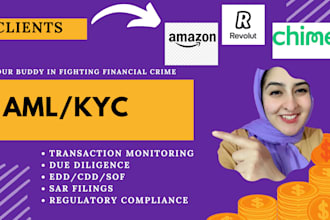 do aml kyc checks , transaction monitoring, due diligence