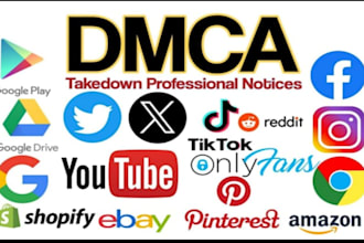 takedown remove, delete reddit, google, instagram, youtube under dmca