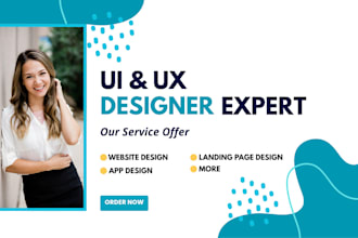 design creative figma UI UX, website, app, landing page, website mockup