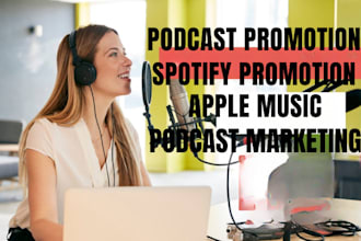 do spotify podcast promotion to target 500k UK, USA streamers, spotify promotion