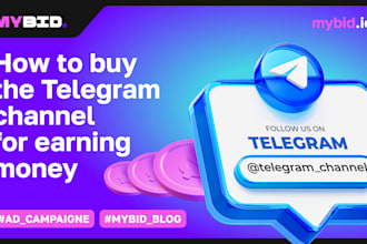 create telegram account, telegram channel and promotion