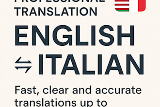 translate your text from italian to english or vice versa