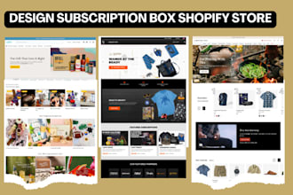 design subscription box shopify membership recharge bold subscription website