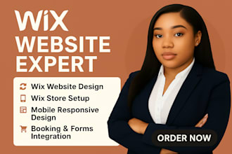 customize wix website design, wix website redesign, wix seo
