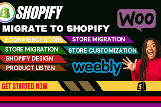 do store migration from woocommerce to wix, shopify squarespace shopify redesign