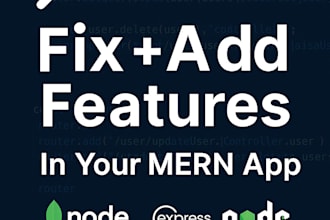 add features or modify your mern web application