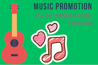 usa, UK christian gospel music promotion grow real track playlist via tiktok ads