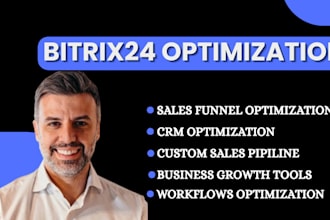 setup and automate your bitrix24 CRM ,workspace,  be your bitrix24 CRM  expert