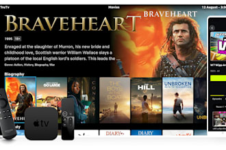 create custom iptv app, vod app, m3u playlist, subscription plan with admin pane