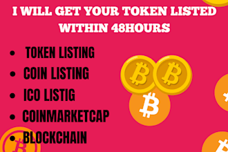 fast track your token listing coin listing on top exchange platforms cmc cg bnb