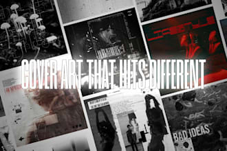 design experimental and bold cover art for your music track
