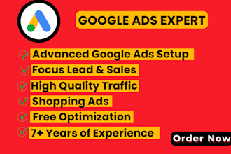 setup and manage your google ads adwords PPC campaign