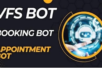 vfs appointment bot, vfs global bot visa booking bot tls bot,notify telegram bot