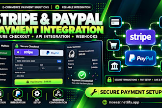 add stripe and paypal payments to your website