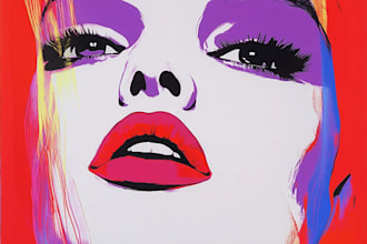 make your photo into wpap pop art portrait