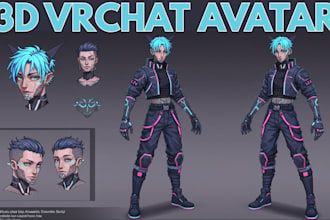 make vrchat furry model, custom avatar, furry character, nsfw vrchat 3d avatar