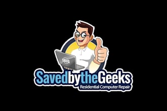 create exclusive and marvelous computer repair logo design