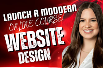build redesign online course website on teachable thinkific systeme io