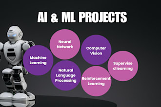 do machine learning, data science and deep learning projects for you