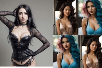 customized realistic ai influencer model for instagram and more