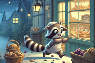 illustrate children story book illustration, book illustration and covers