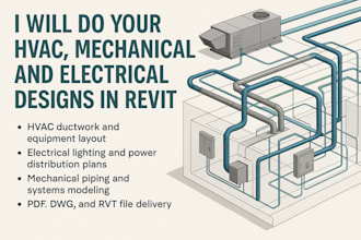 do your hvac mechanical and electrical designs in revit