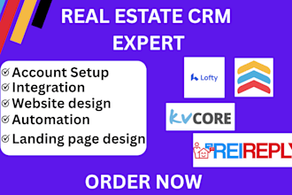 set up automate kvcore reireply lofty  follow up  boss for real estate success