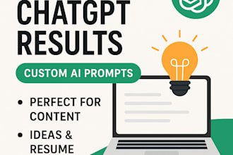 write powerful and custom chatgpt prompts for your needs